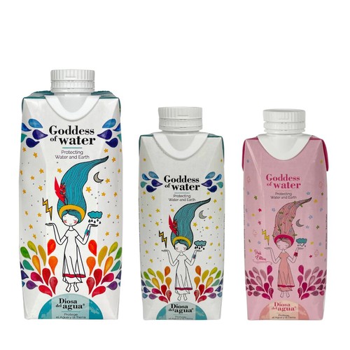 Goddess of Water, carton water. 500 ml. Goddess of Water, carton water. 500 ml.