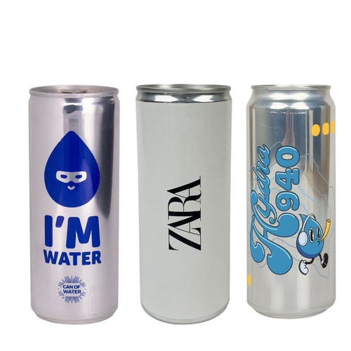Canette D eau Personnalis e De 250ml L g rement P tillante tiquette 
