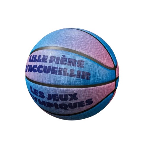Ballon de basket publicitaire