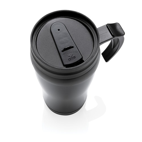 black Taza acero inoxidable
