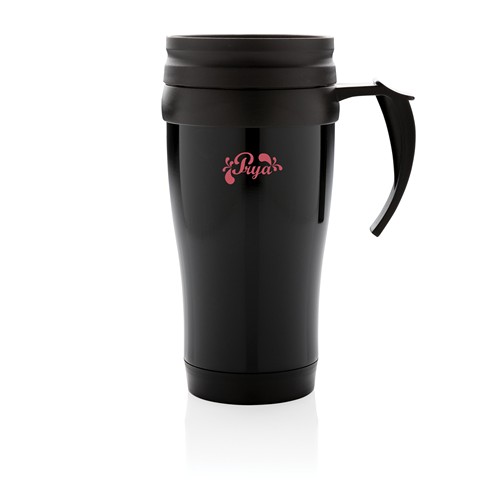 black Taza acero inoxidable