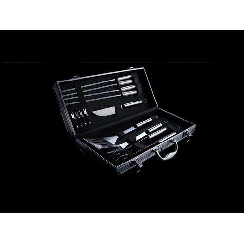 Set de 12 pcs pour barbecue en coffret aluminium - 6