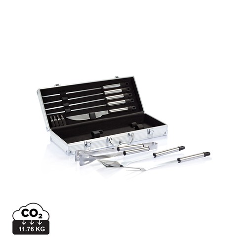 Set de 12 pcs pour barbecue en coffret aluminium - 2