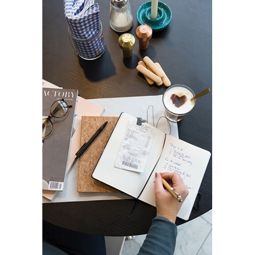 Carnet de notes en liège avec stylo en bambou A5 - 12