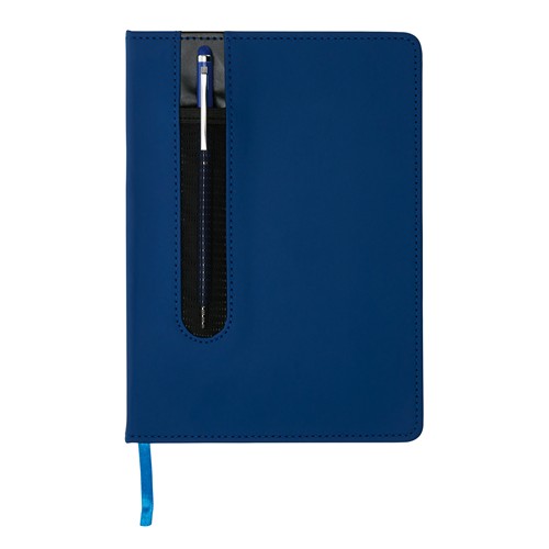 Carnet A5 à couverture rigide en PU avec Stylo tactile - 4