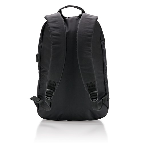 black Mochila para portátil con USB
