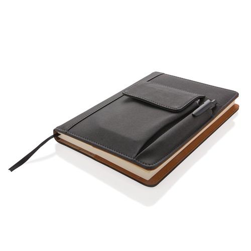 Carnet de notes avec pochette pour téléphone thumbnail 4