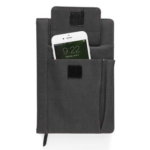 Carnet de notes avec pochette pour téléphone - 8