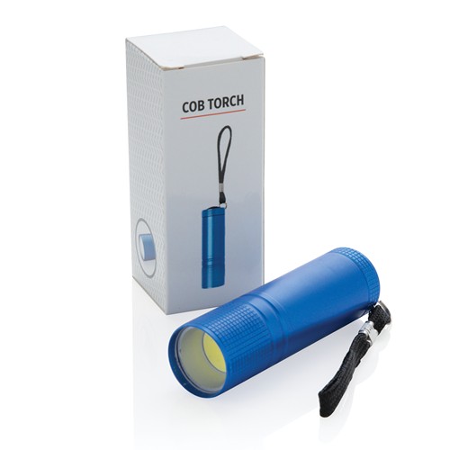 blue Linterna COB