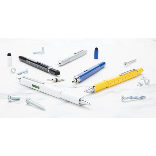 Stylo outil 5 en 1 en aluminium - 12