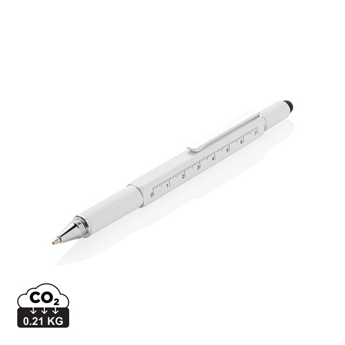 Stylo outil 5 en 1 en aluminium - 1