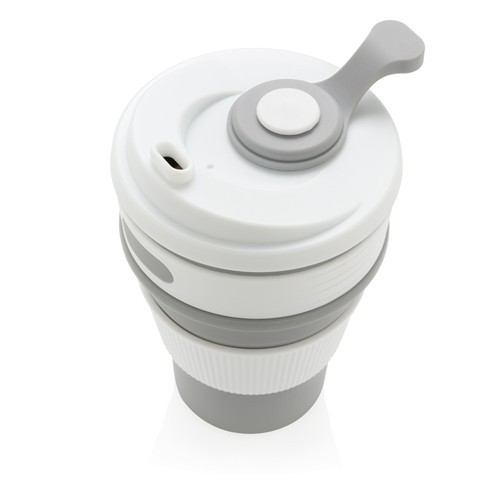 Taza plegable de silicona