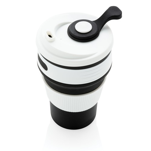 Taza plegable de silicona