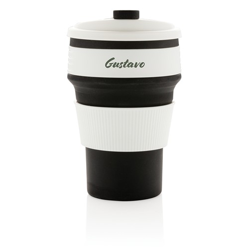 Taza plegable de silicona