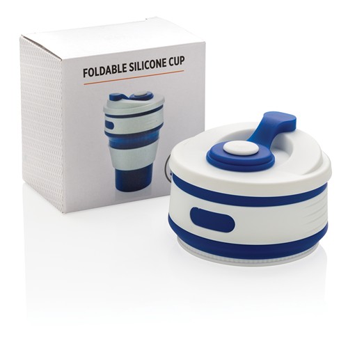 Taza plegable de silicona