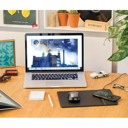 Tapis de souris avec chargeur à induction 5W - 5