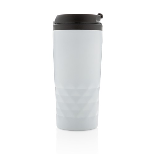 white Taza geométrica