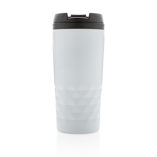 white Taza geométrica