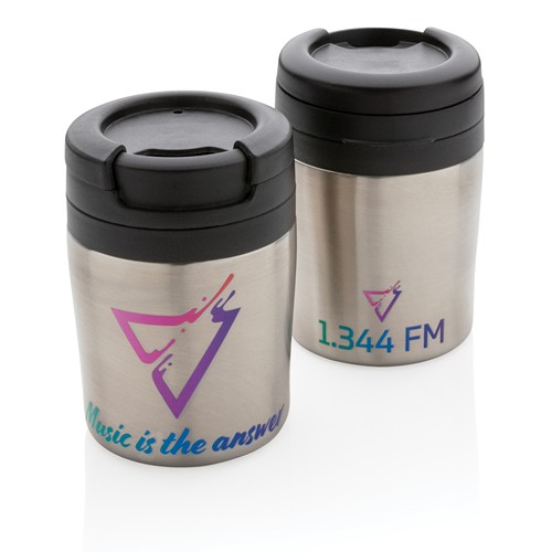 plateado Taza Coffee to go