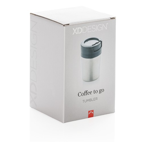 plateado Taza Coffee to go