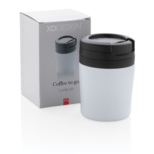 white Taza Coffee to go