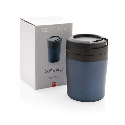 blue Taza Coffee to go