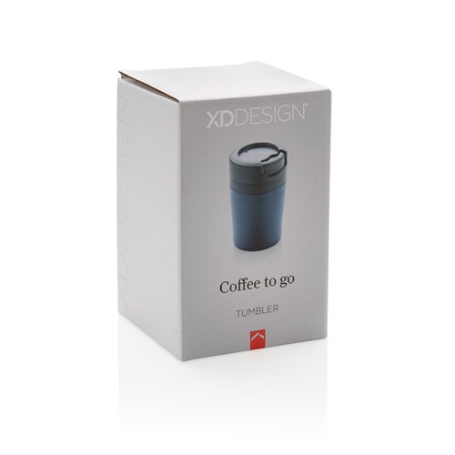 blue Taza Coffee to go