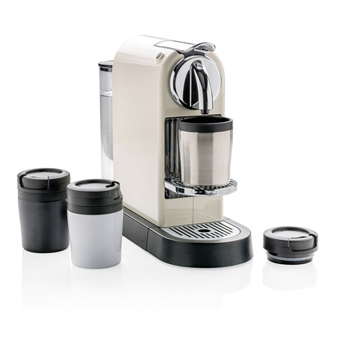 plateado Taza Coffee to go