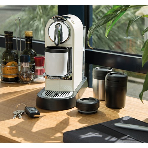 plateado Taza Coffee to go