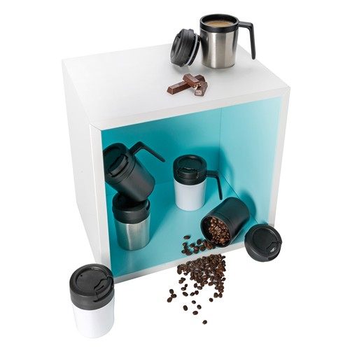 plateado Taza Coffee to go