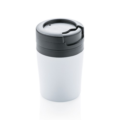 white Taza Coffee to go