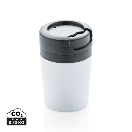 white Taza Coffee to go