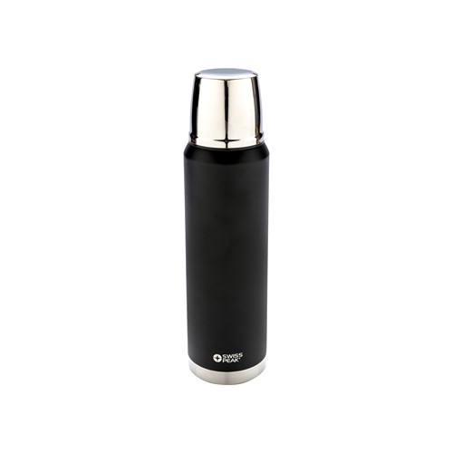 black Termo Swiss Peak Elite de cobre al vacío 1L