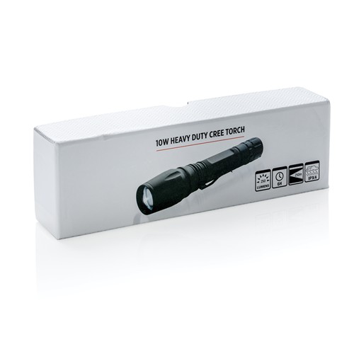 black Linterna CREE resistente 10W