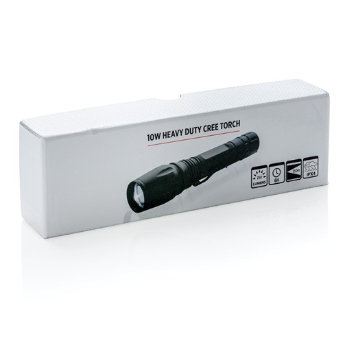 black Linterna CREE resistente 10W