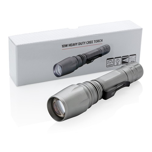 gray Linterna CREE resistente 10W