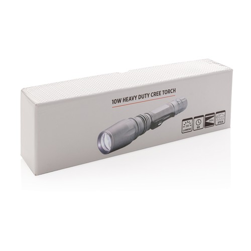 gray Linterna CREE resistente 10W