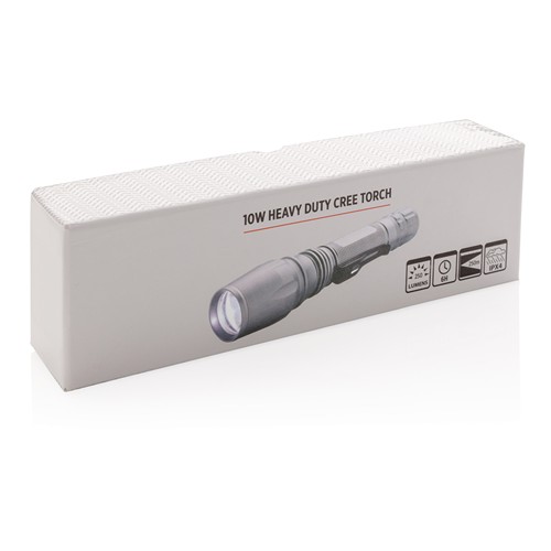 gray Linterna CREE resistente 10W