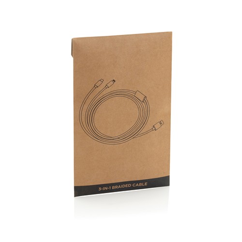 Câble tressé 3 en 1 - 3