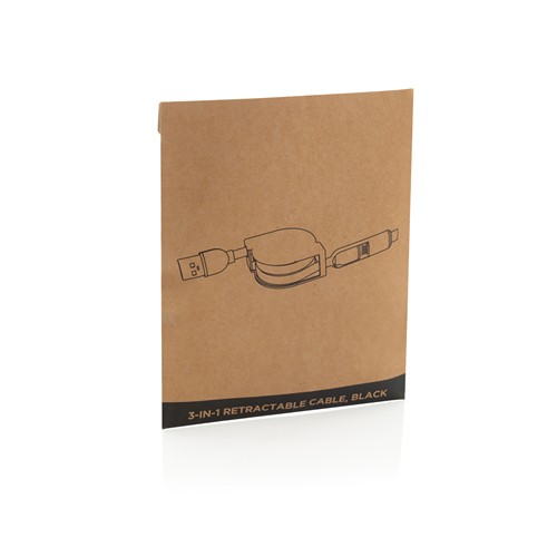 Câble rétractable 3 en 1 - 3