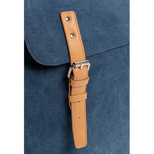 blue Mochila para portátil de lona sin PVC