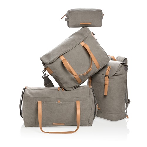 gray Bolsa para portátil de lona sin PVC