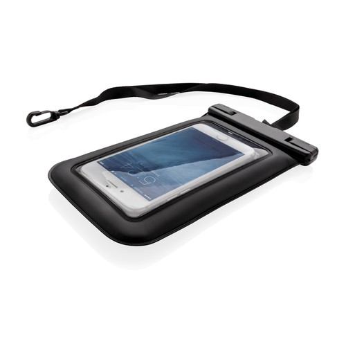 black Estuche para teléfono impermeable IPX8 flotante
