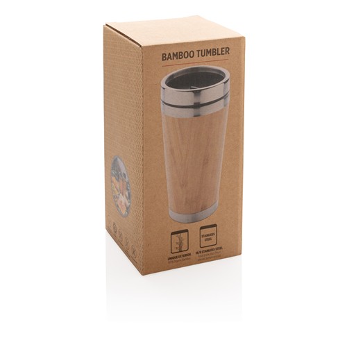 marrón Taza de bambú