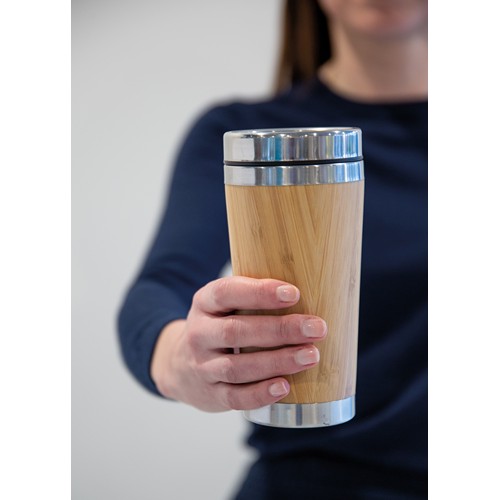 marrón Taza de bambú