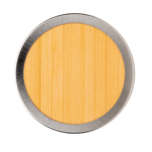 Botella al vacío antigoteo de bambú