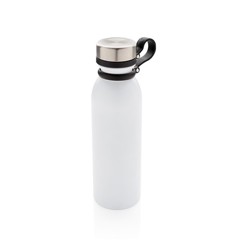 white Botella de cobre al vacío con asa