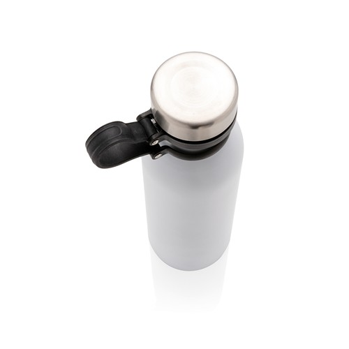 white Botella de cobre al vacío con asa