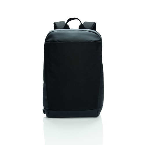 black Mochila Madrid antirobo con RFID y USB sin PVC