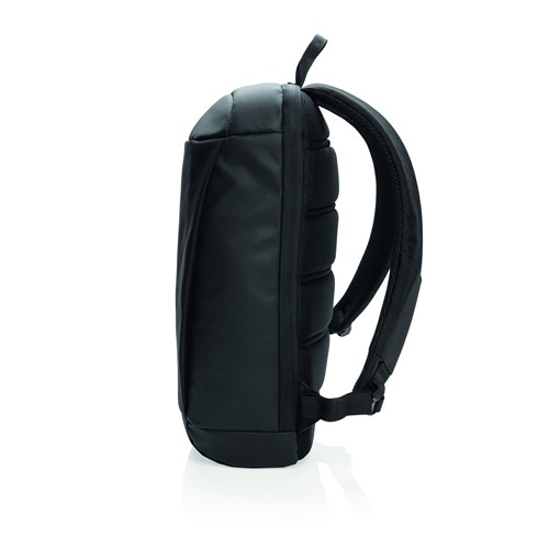 black Mochila Madrid antirobo con RFID y USB sin PVC